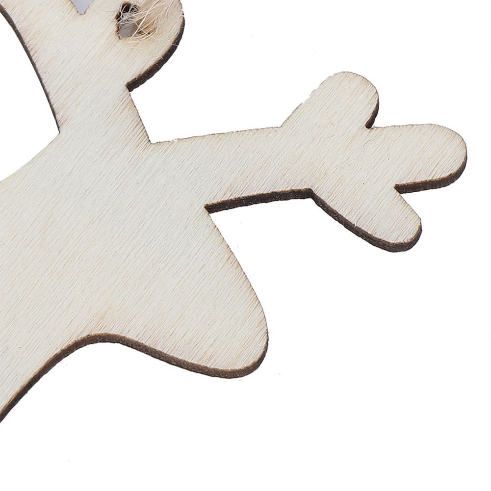 Innovative DIY Wooden Pendant Hanging Ornaments Crafts for Home Christmas Tree view 12