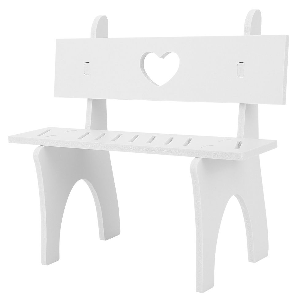 4Pcs/Set Hanging Foot Doll Small Chair Stool Art Crafts Ornament for Desktop view 11