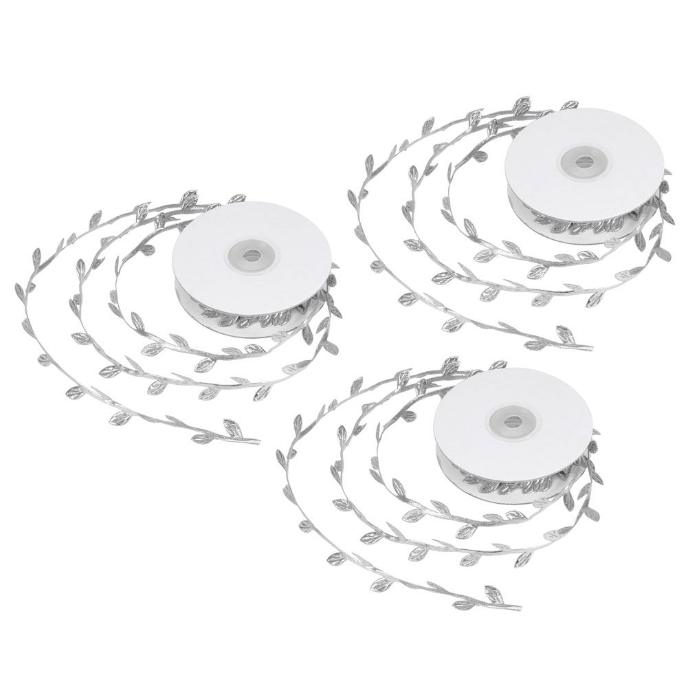 3 Roll Artificial Leaves Vine DIY Kindergarten Craft Wedding Decoration view 7