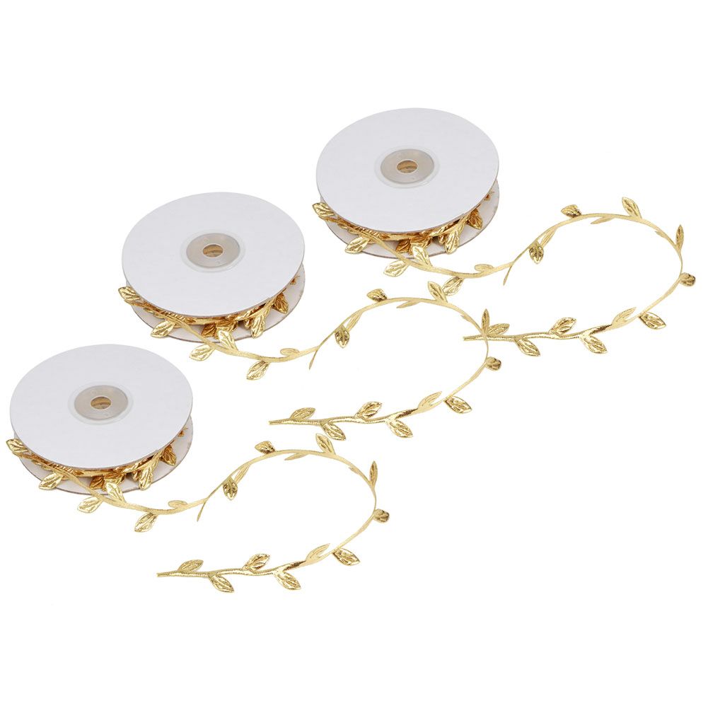 3 Roll Artificial Leaves Vine DIY Kindergarten Craft Wedding Decoration view 7