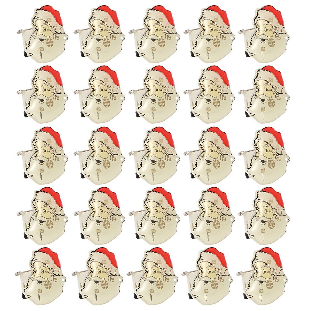 25pcs Brooch Pin Badge Christmas Theme LED Luminous Party DIY DecorationSanta view 5
