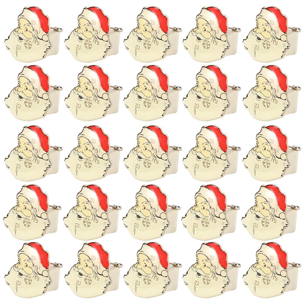 25pcs Brooch Pin Badge Christmas Theme LED Luminous Party DIY DecorationSanta view 6