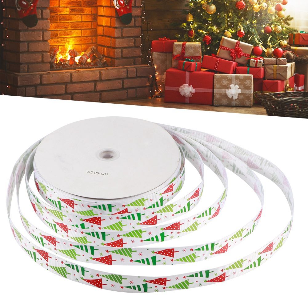 100Yards/Roll Christmas Ribbons DIY Gifts Box Wrapping Hair Accessories view 9