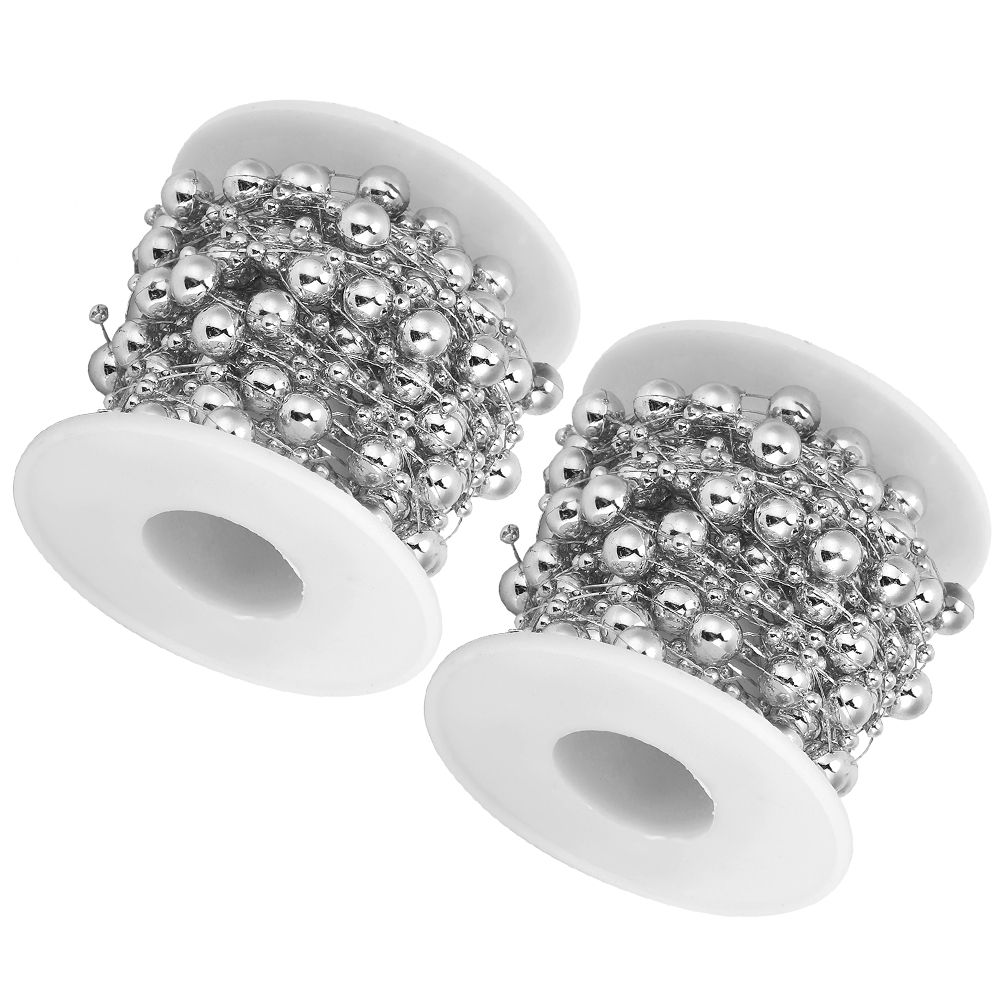 2Pcs ABS FivePointed Star Pearls Beads String for Wedding Bridal Bouquet view 5