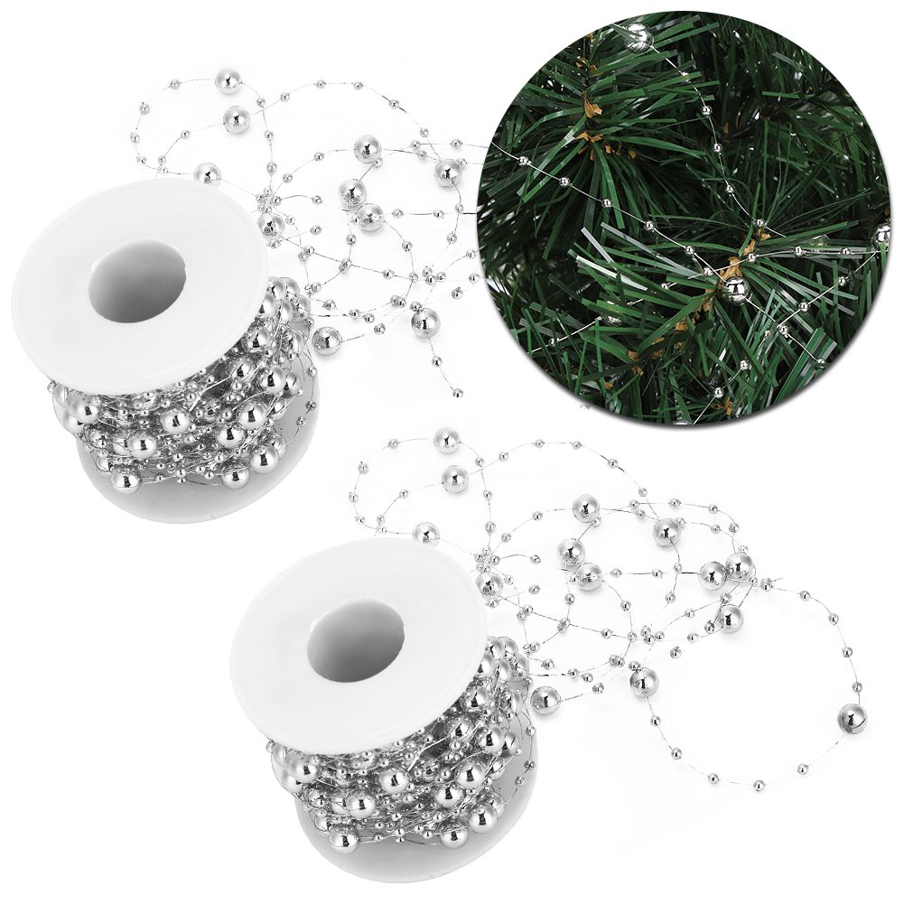 2Pcs ABS FivePointed Star Pearls Beads String for Wedding Bridal Bouquet view 10