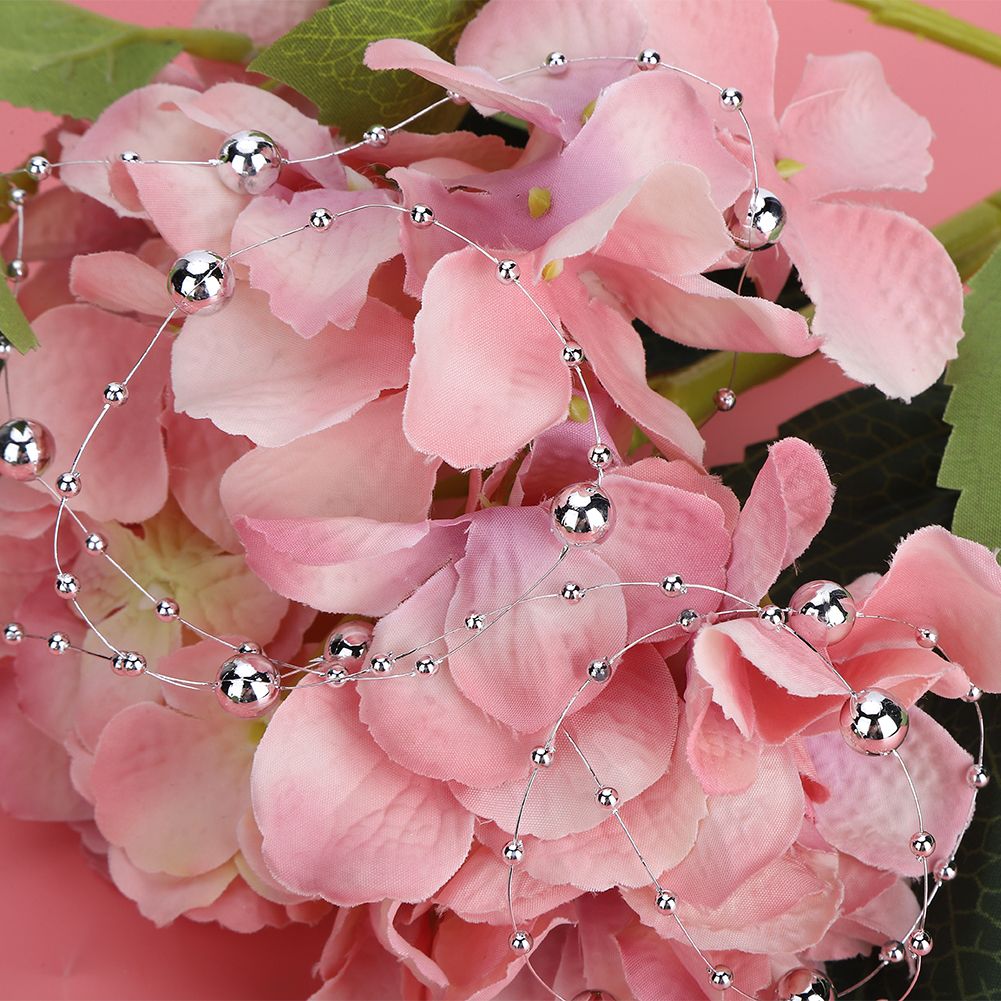 2Pcs ABS FivePointed Star Pearls Beads String for Wedding Bridal Bouquet view 12