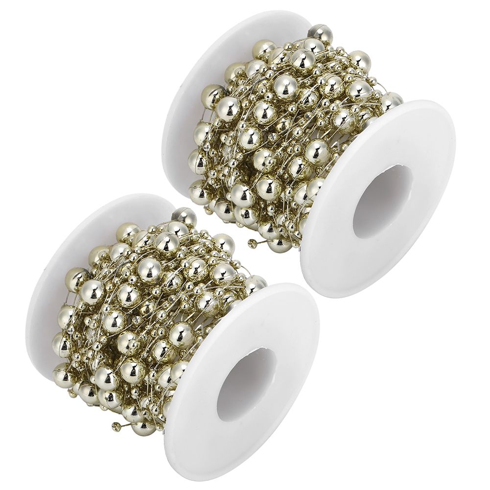2Pcs ABS FivePointed Star Pearls Beads String for Wedding Bridal Bouquet view 6