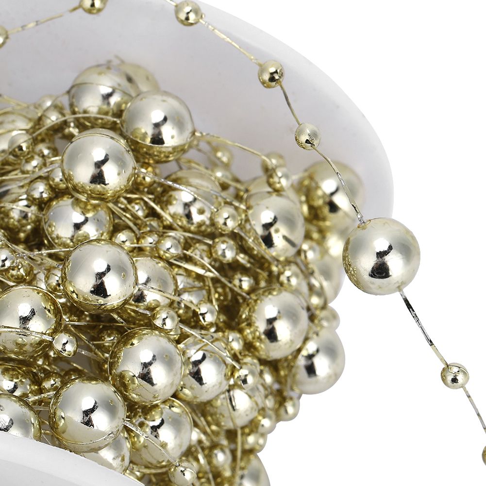 2Pcs ABS FivePointed Star Pearls Beads String for Wedding Bridal Bouquet view 12