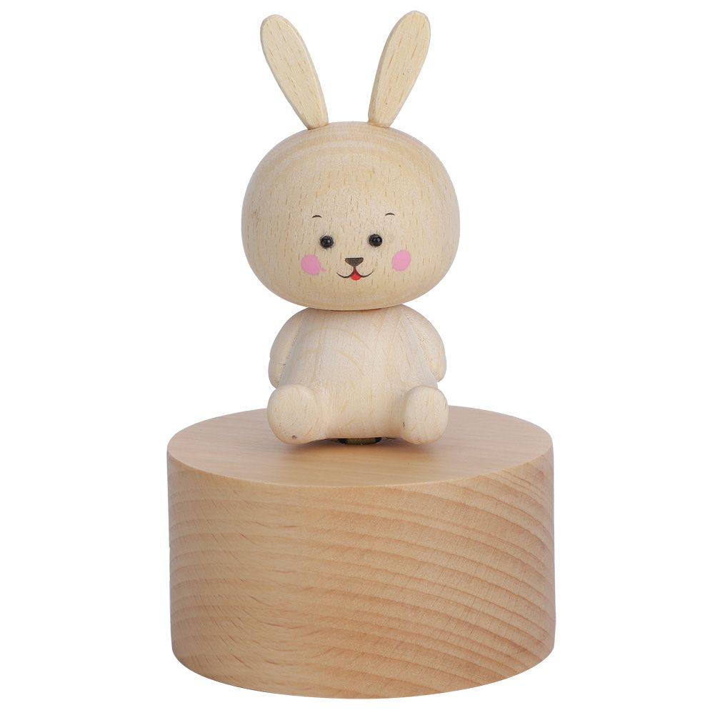 Animal Wooden Clockwork Music Boxes Children Kid Birthday Holiday Gifts view 2