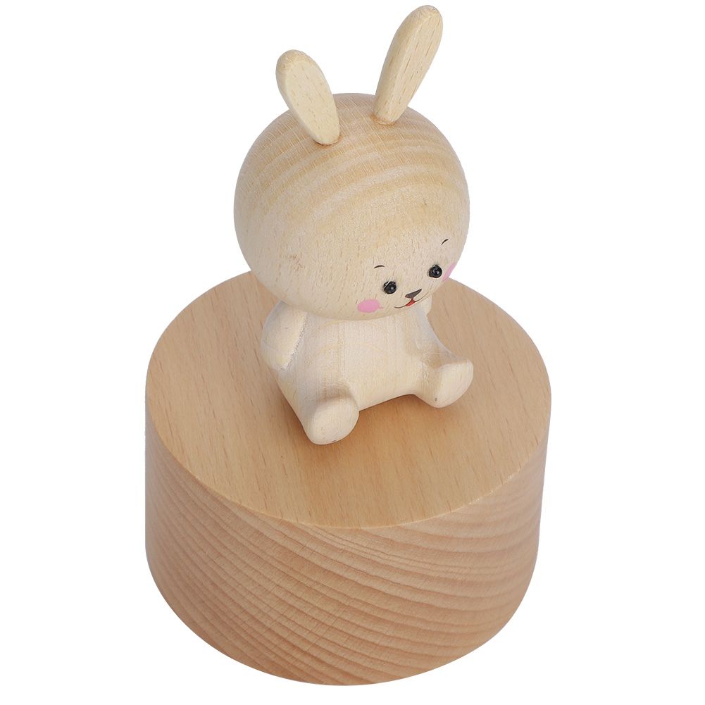 Animal Wooden Clockwork Music Boxes Children Kid Birthday Holiday Gifts view 4