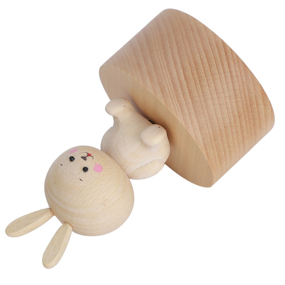 Animal Wooden Clockwork Music Boxes Children Kid Birthday Holiday Gifts view 6