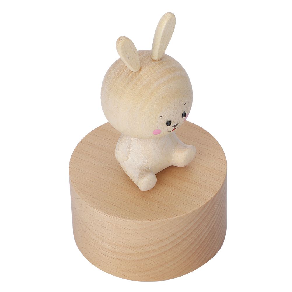 Animal Wooden Clockwork Music Boxes Children Kid Birthday Holiday Gifts view 7