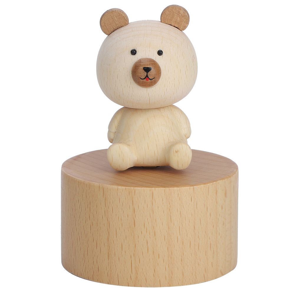 Animal Wooden Clockwork Music Boxes Children Kid Birthday Holiday Gifts view 2