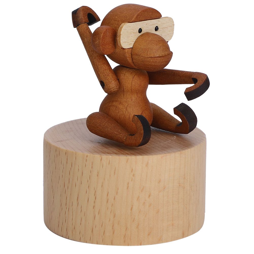 Animal Wooden Clockwork Music Boxes Children Kid Birthday Holiday Gifts view 6