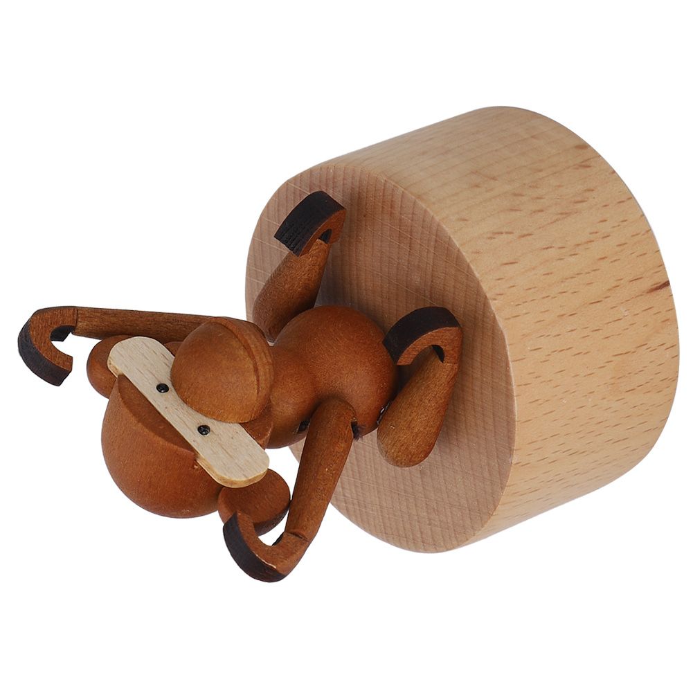 Animal Wooden Clockwork Music Boxes Children Kid Birthday Holiday Gifts view 8