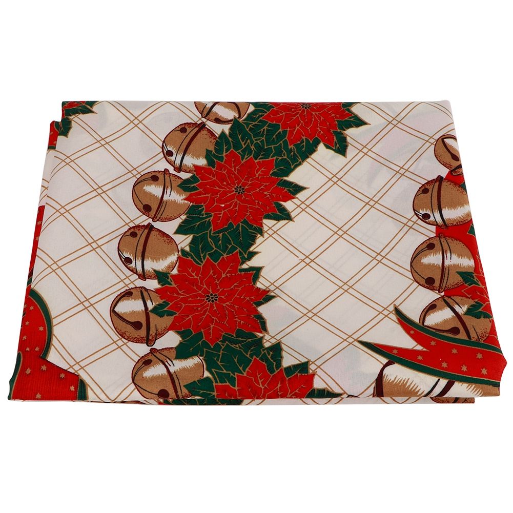 Christmas Polyester Printing Anti Fouled Dinner Tablecloth Cover Decor for view 2