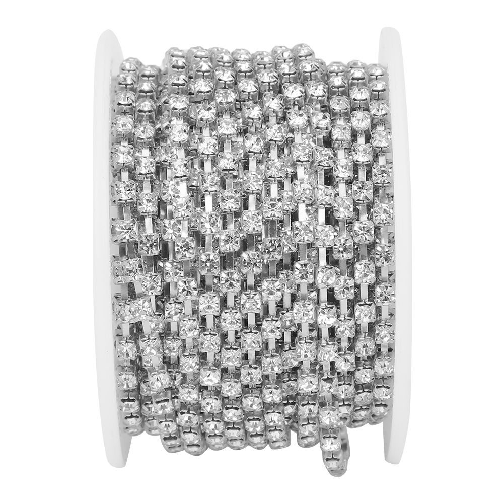 10 Yards/Roll Rhinestones Chain DIY Crafts Clothes Sewing Decoration Accessory view 3