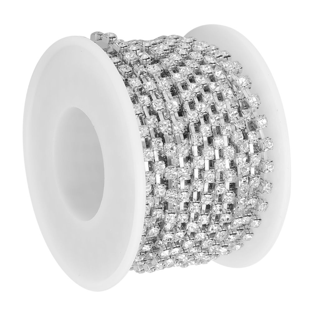10 Yards/Roll Rhinestones Chain DIY Crafts Clothes Sewing Decoration Accessory view 6