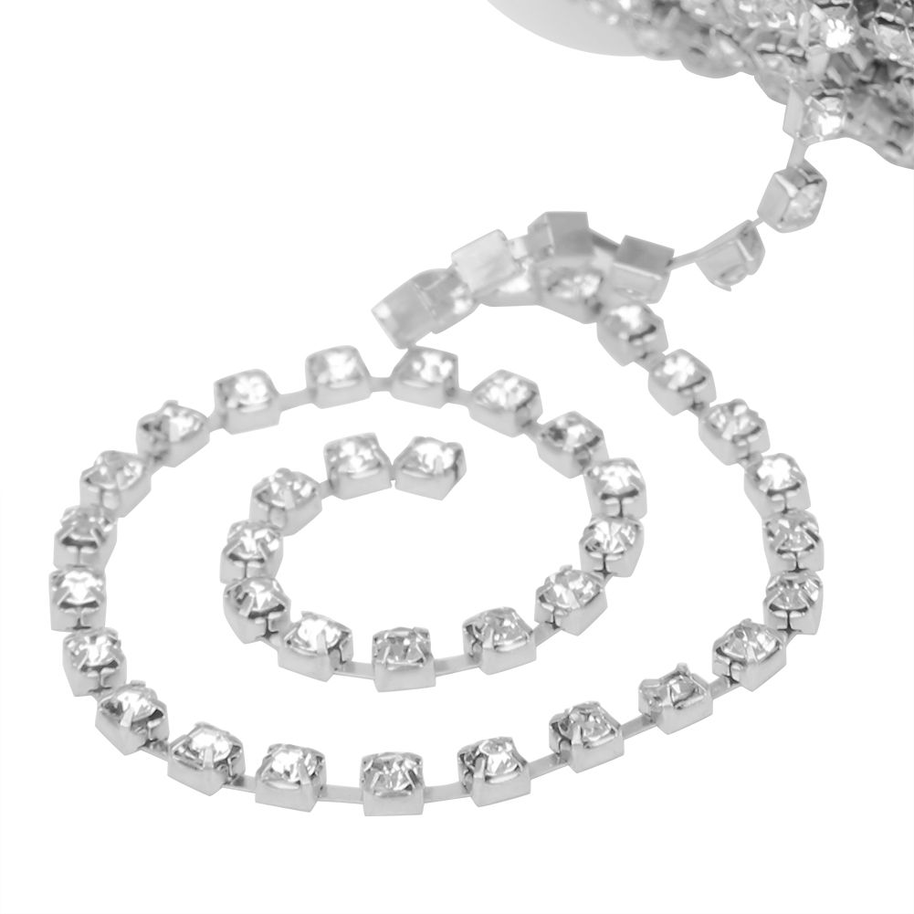 10 Yards/Roll Rhinestones Chain DIY Crafts Clothes Sewing Decoration Accessory view 11