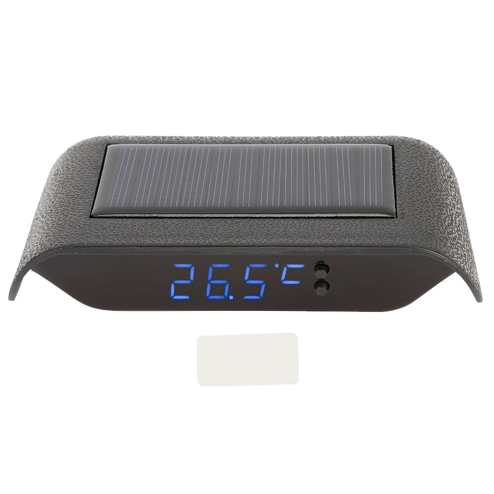 Solar Power Clock Portable LED Luminous Digital Clock for Vehicle Auto Car view 2