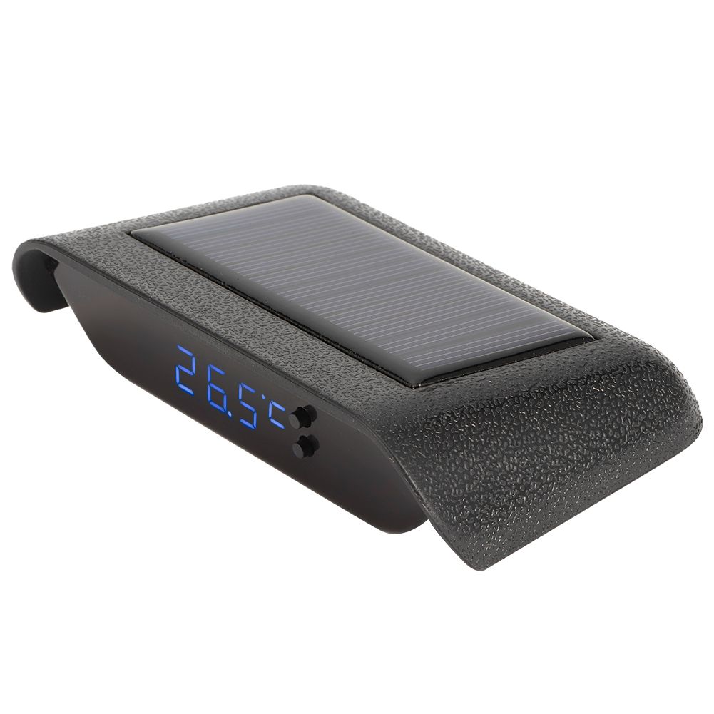 Solar Power Clock Portable LED Luminous Digital Clock for Vehicle Auto Car view 4