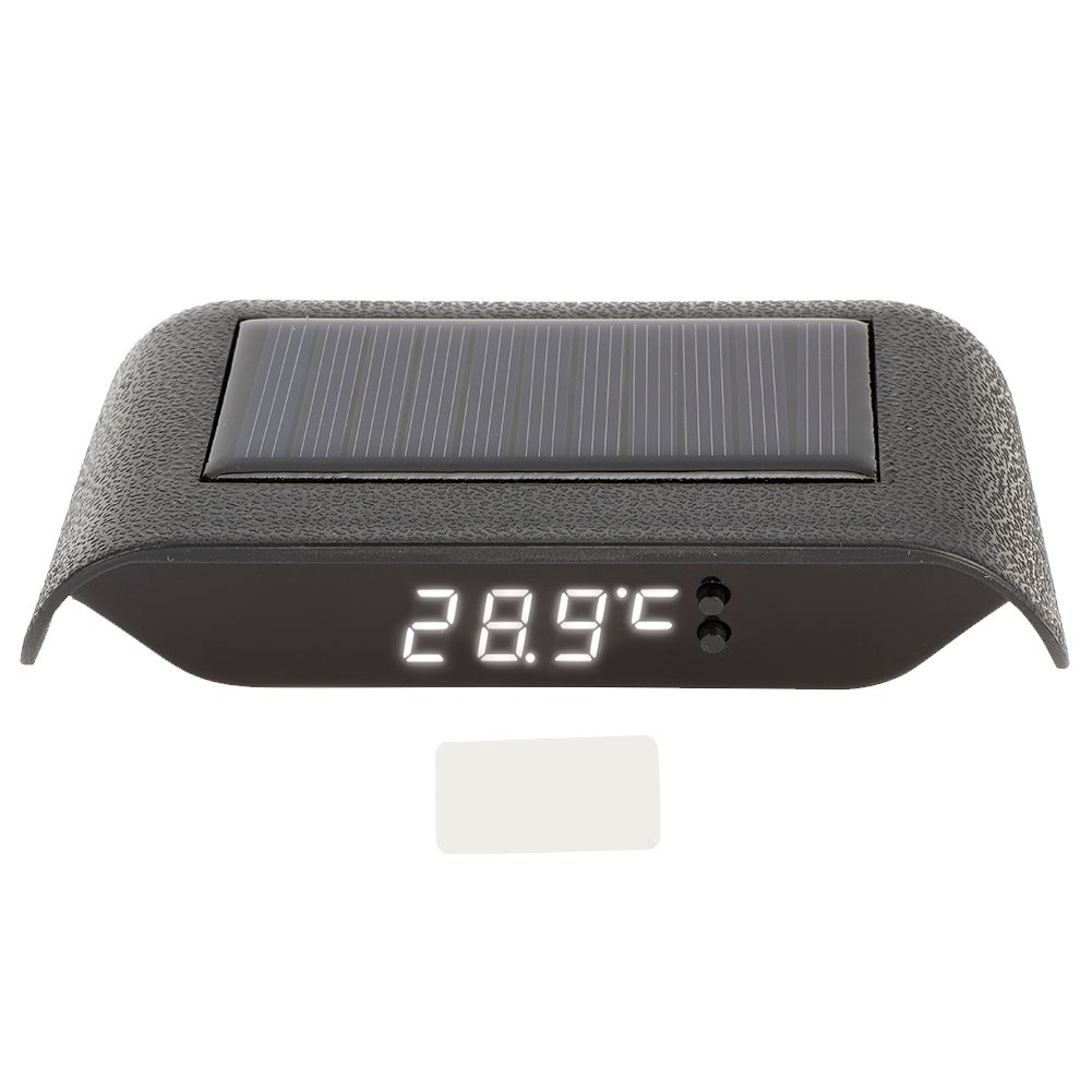 Solar Power Clock Portable LED Luminous Digital Clock for Vehicle Auto Car view 2