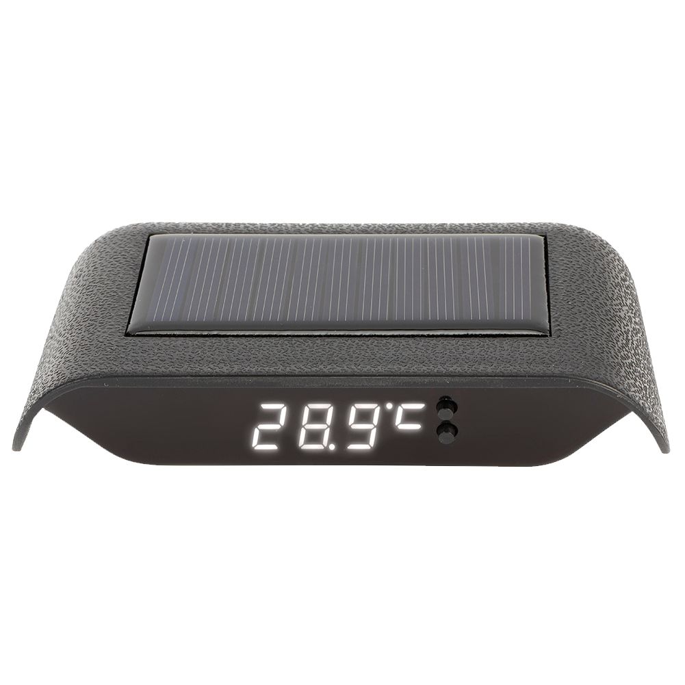 Solar Power Clock Portable LED Luminous Digital Clock for Vehicle Auto Car view 3