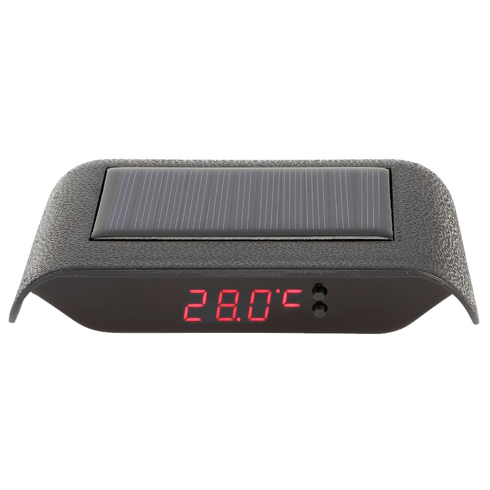 Solar Power Clock Portable LED Luminous Digital Clock for Vehicle Auto Car view 3