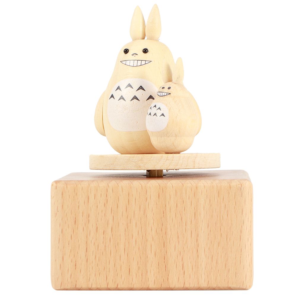 Rotating Animal Musical Box Wooden Music Box Valentine's Day Wedding Gift