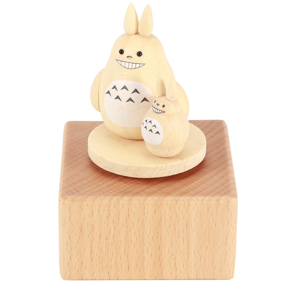 Rotating Animal Musical Box Wooden Music Box Valentine's Day Wedding Gift view 2