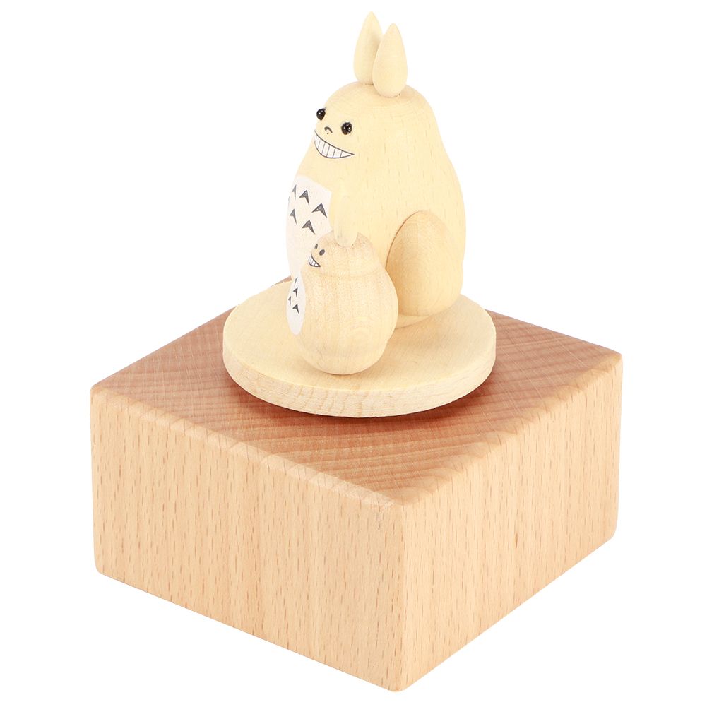 Rotating Animal Musical Box Wooden Music Box Valentine's Day Wedding Gift view 4