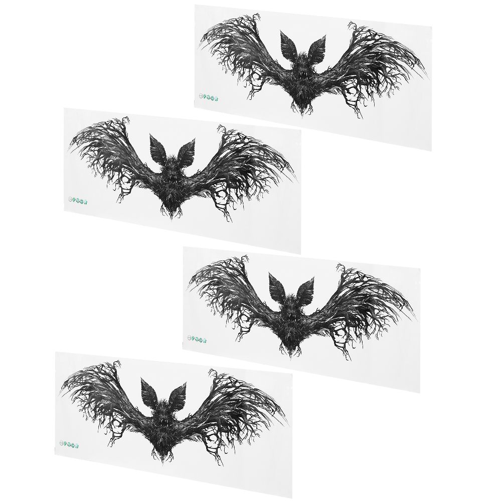 4Pcs Bats Shaped Wall Stickers Decals Halloween Party Decorations DIY Home view 6