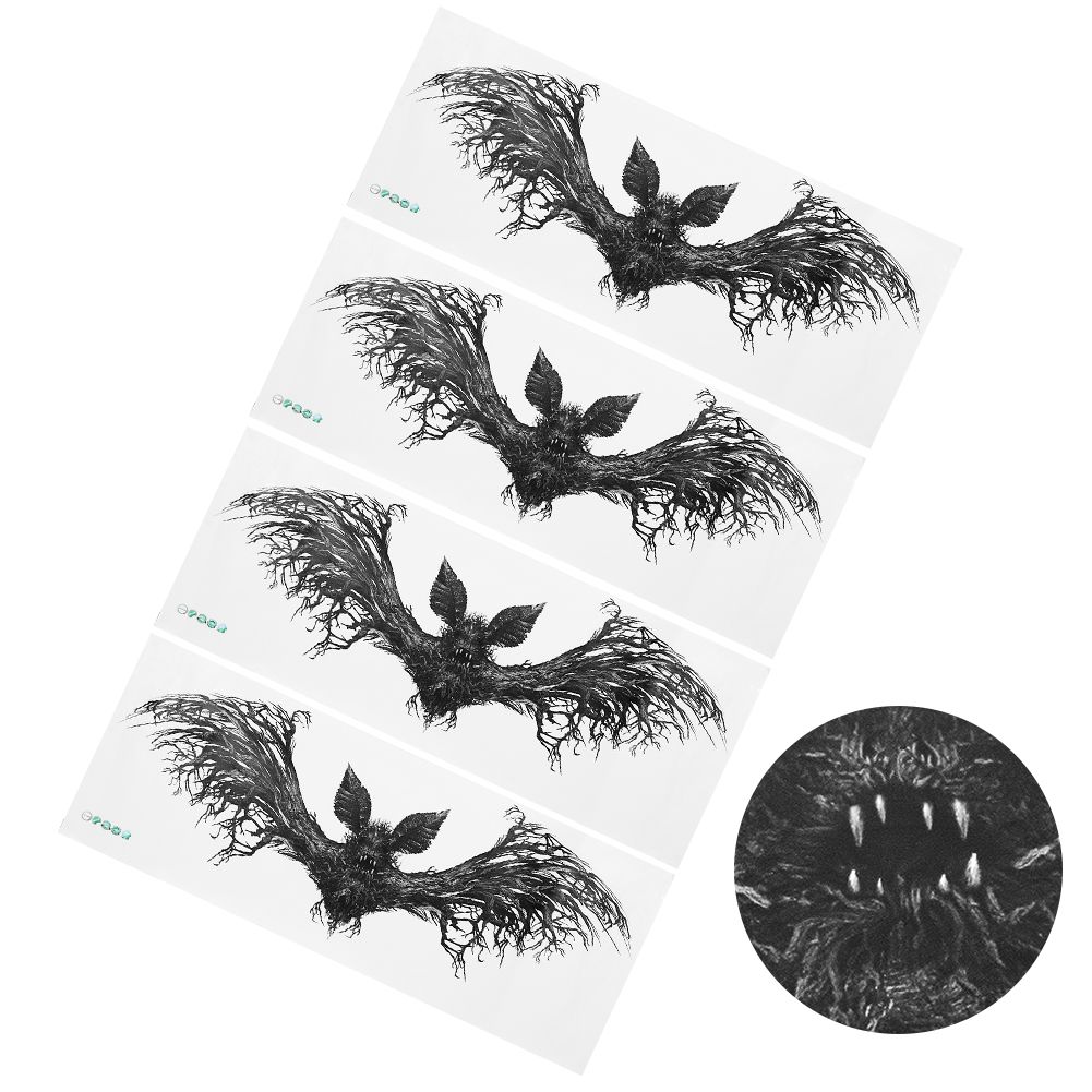 4Pcs Bats Shaped Wall Stickers Decals Halloween Party Decorations DIY Home view 7