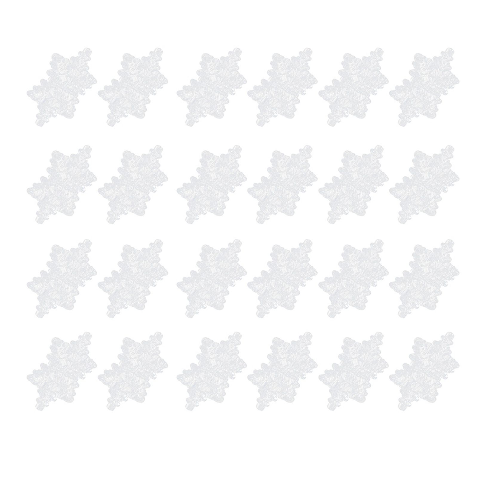 24Pcs 5.5cm Christmas Snowflake Decoration Hanging Ornament for Home Party view 8