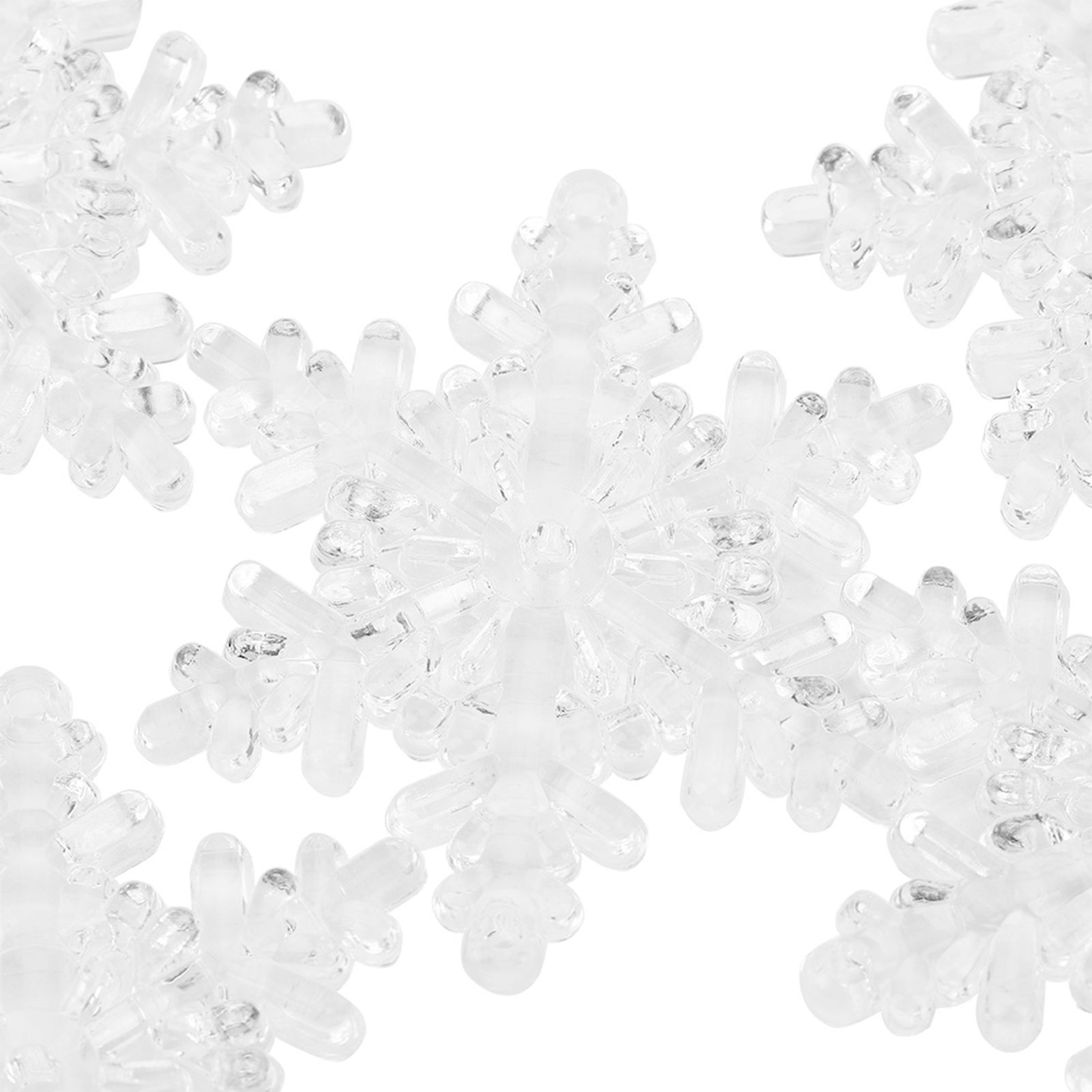 24Pcs 5.5cm Christmas Snowflake Decoration Hanging Ornament for Home Party view 12