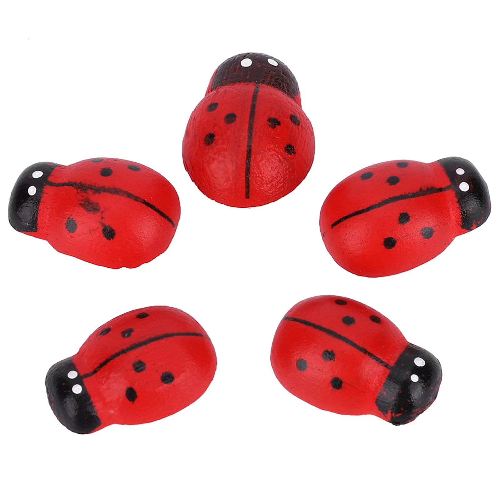 100PCS Small Wooden Insect Stickers Mini Decorative Sticker for Embellishment view 5
