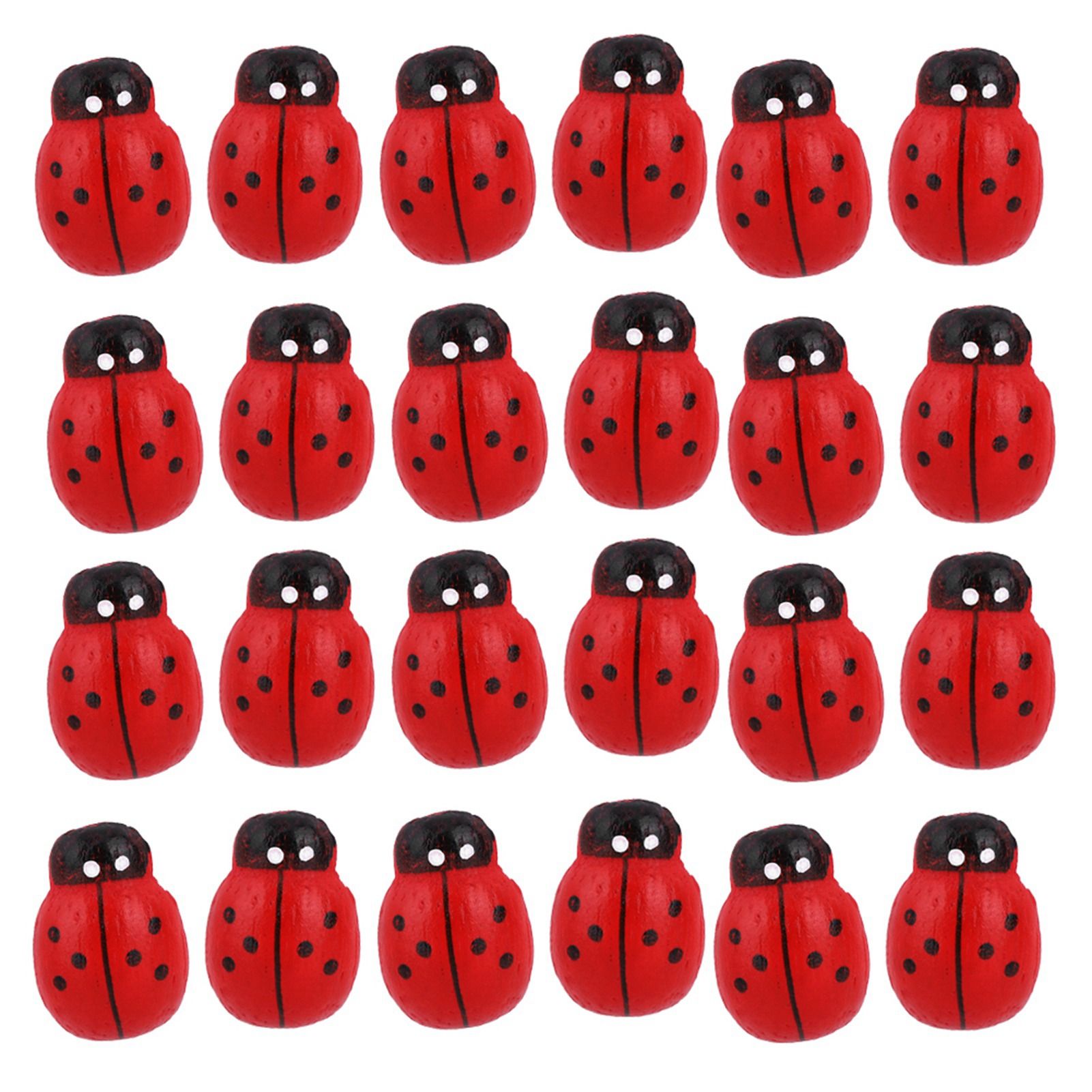 100PCS Small Wooden Insect Stickers Mini Decorative Sticker for Embellishment view 8