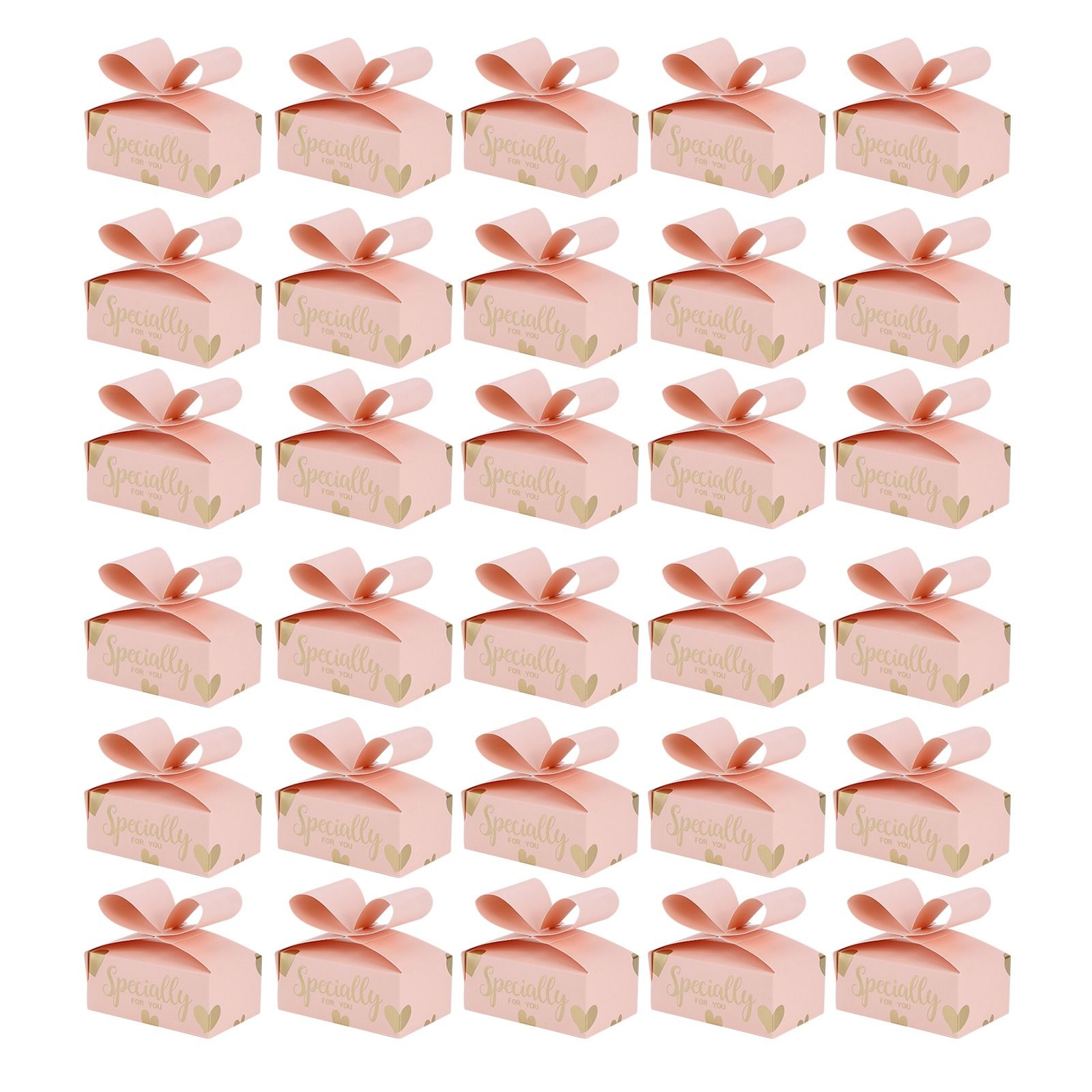 30PCS Bowknot Candy Boxes Gift Treat Boxes for Cookies Party Christmas view 4
