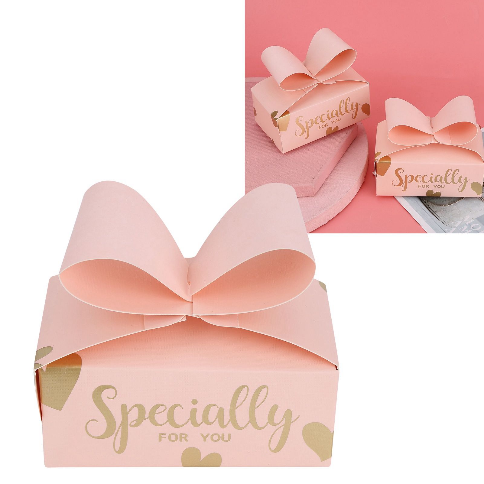 30PCS Bowknot Candy Boxes Gift Treat Boxes for Cookies Party Christmas view 9