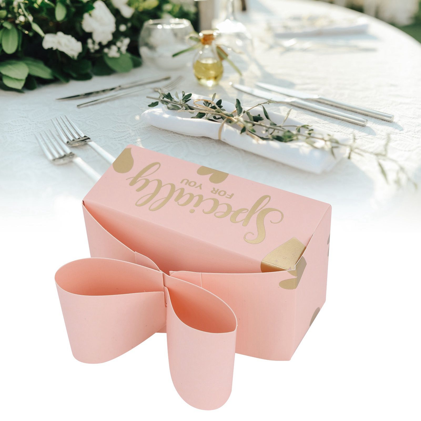 30PCS Bowknot Candy Boxes Gift Treat Boxes for Cookies Party Christmas view 10
