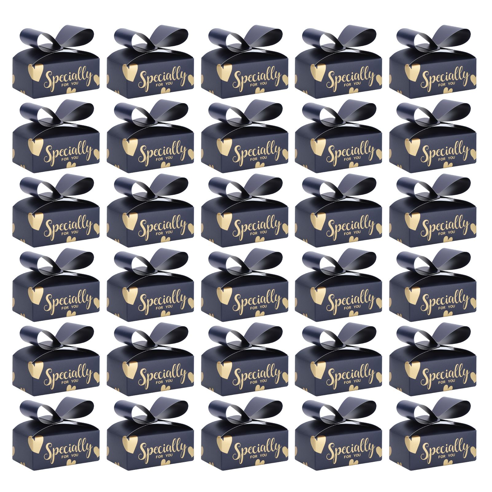 30PCS Bowknot Candy Boxes Gift Treat Boxes for Cookies Party Christmas