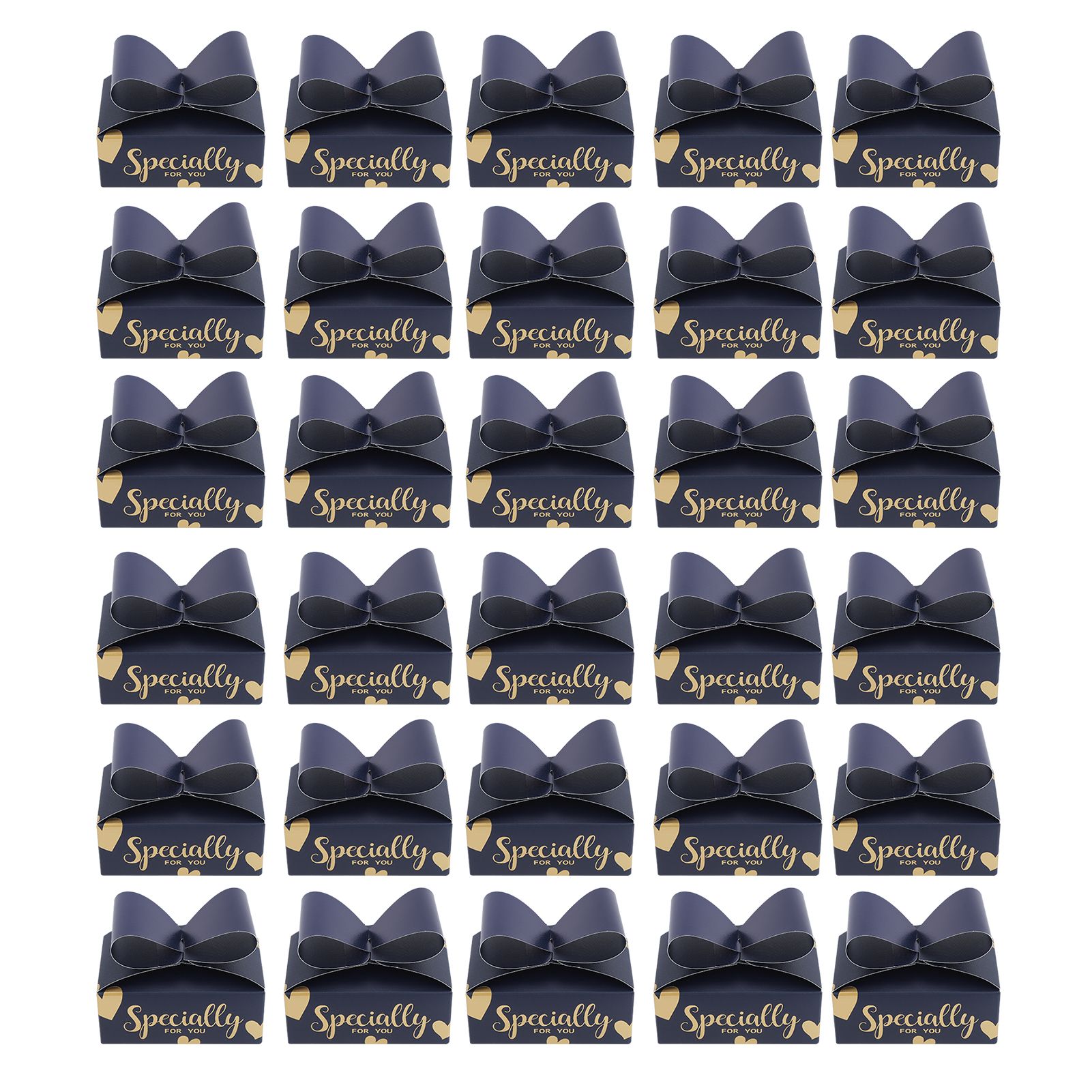 30PCS Bowknot Candy Boxes Gift Treat Boxes for Cookies Party Christmas view 8