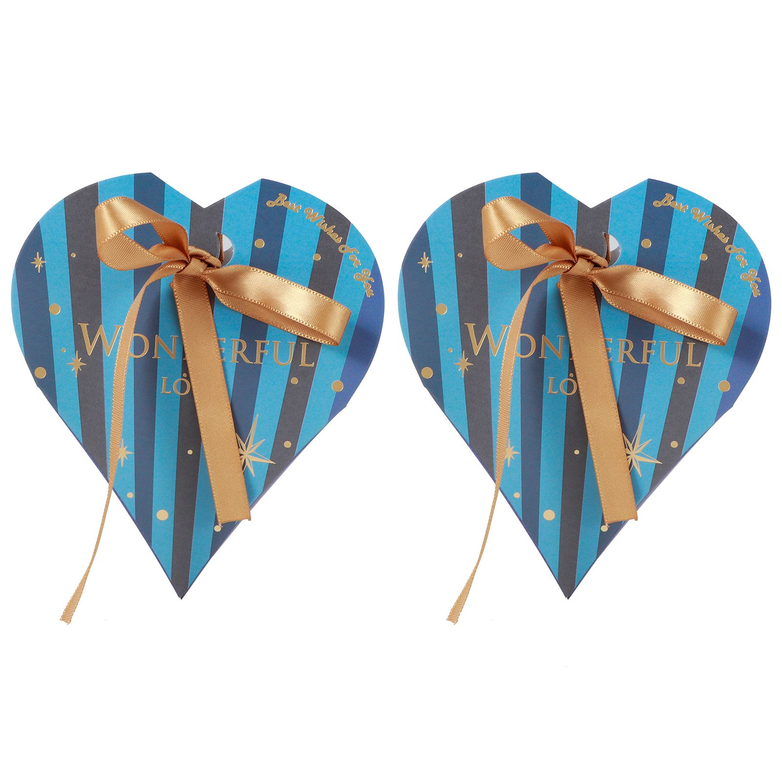 30Pcs HeartShaped Candy Box Gift Bags for Wedding Baby Shower Birthday Party