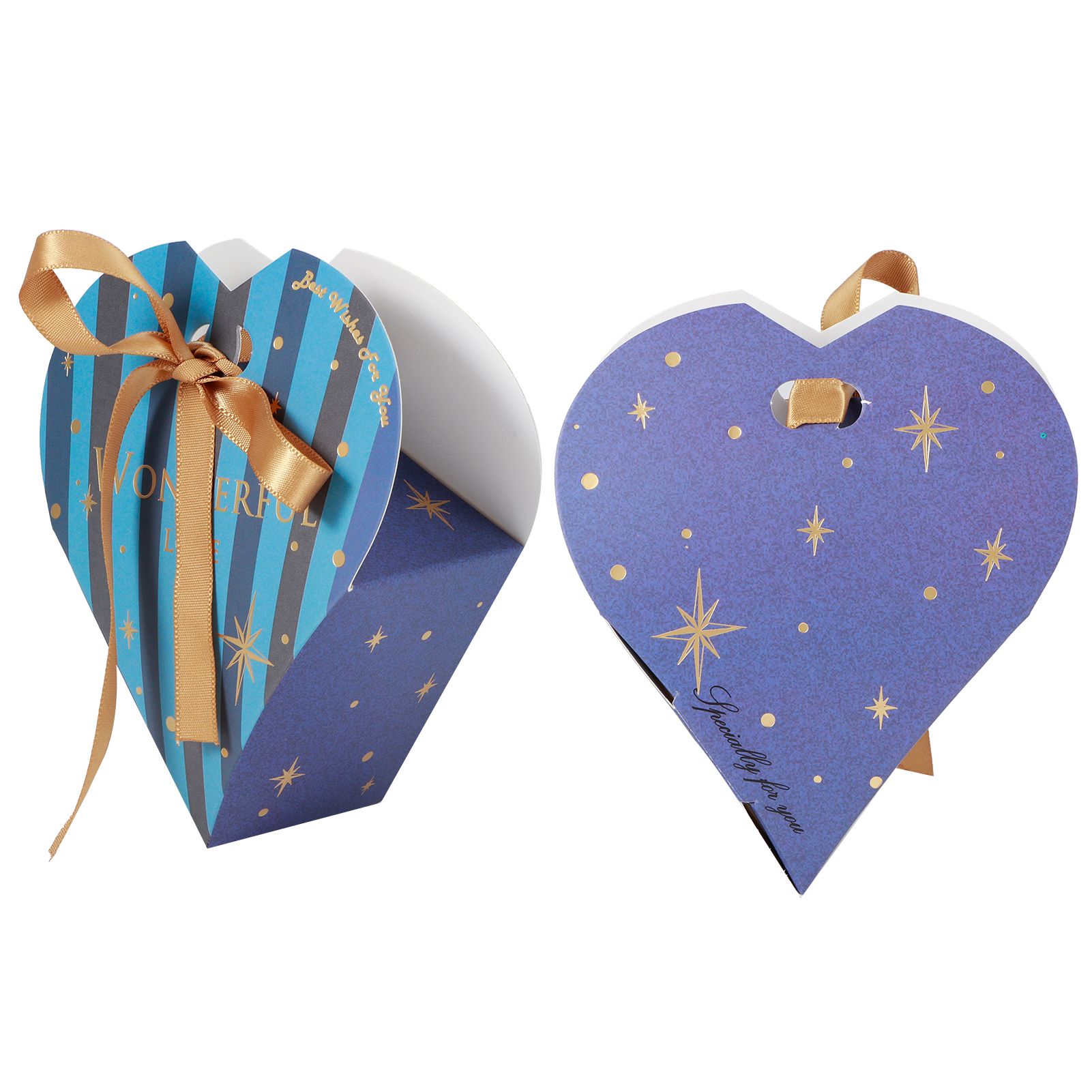 30Pcs HeartShaped Candy Box Gift Bags for Wedding Baby Shower Birthday Party view 8