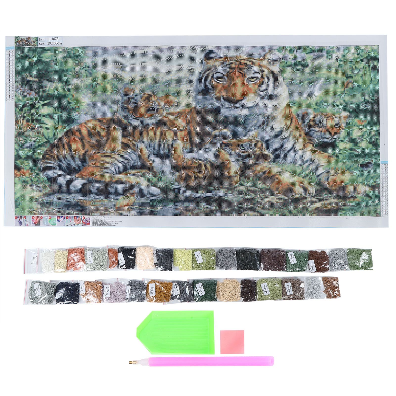 Animal Pattern Diamonds Painting Kits Full Drill Children HandMade DIY view 2