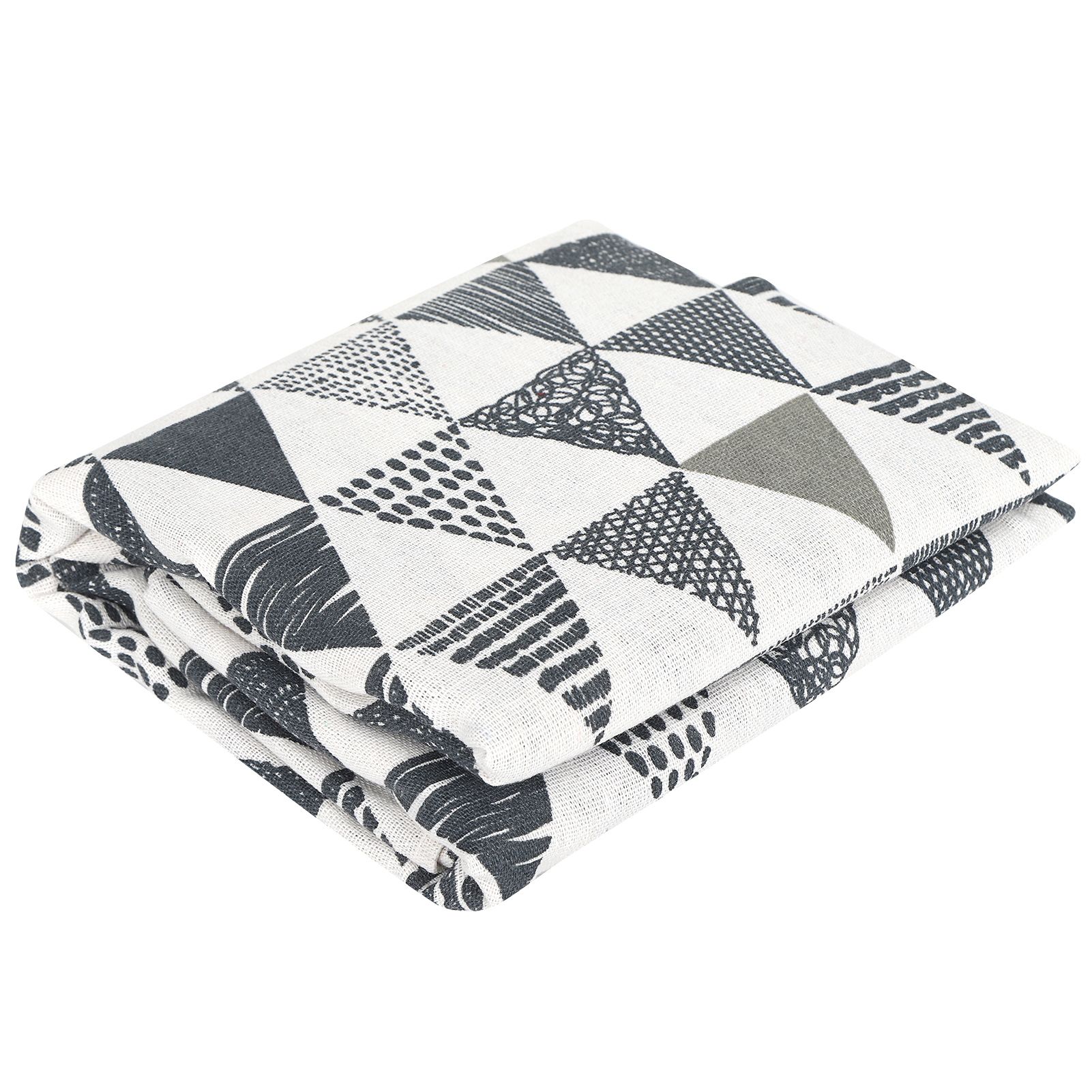 Geometric Tablecloth Cotton Linen Fabric Table Cloth Dining Table Cover