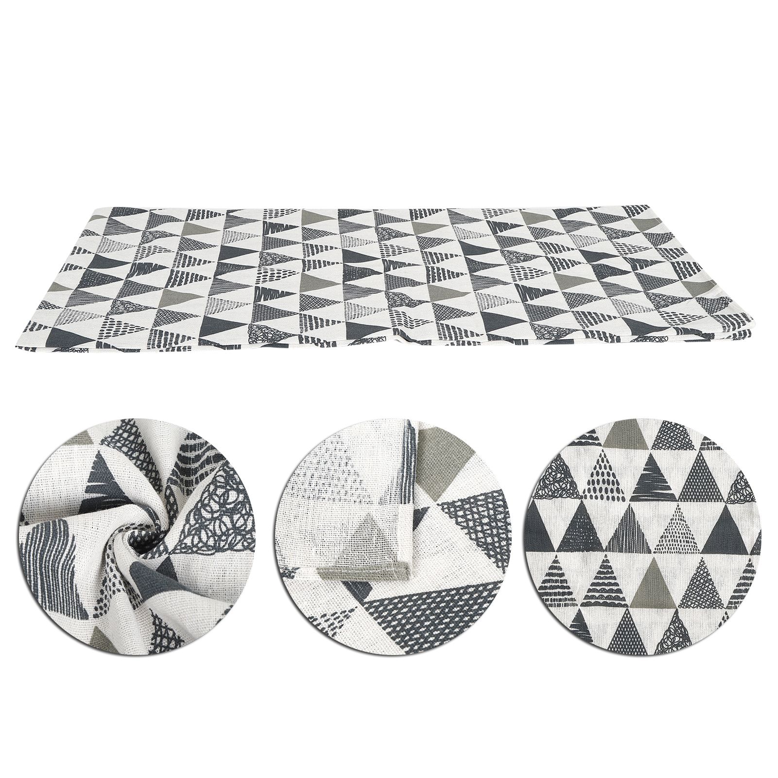 Geometric Tablecloth Cotton Linen Fabric Table Cloth Dining Table Cover view 7