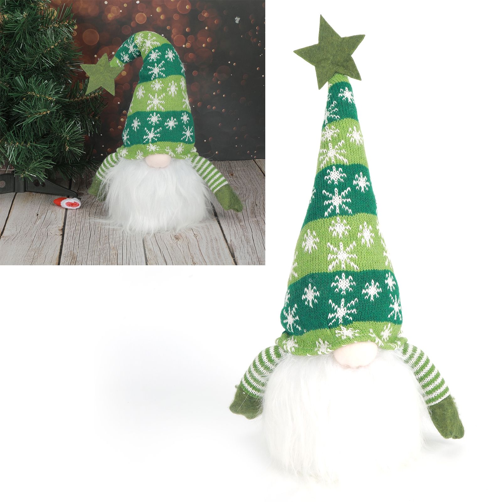 Christmas Glowing Doll Toys LED Light Faceless Doll with Knitted Hat Xmas view 9