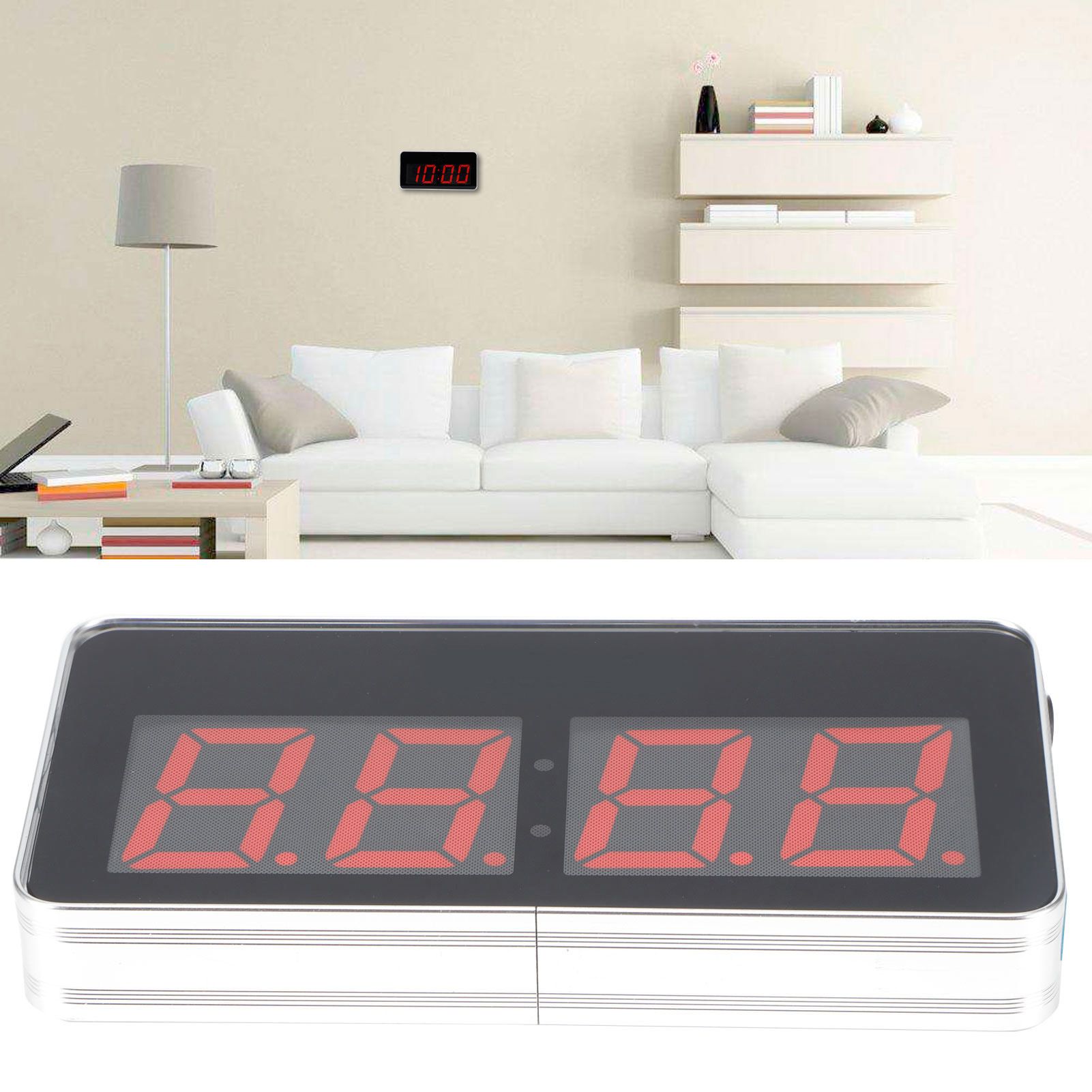 Modern USB Powered Luminous LED Digital Clock for Home Living Room Kitchen view 10