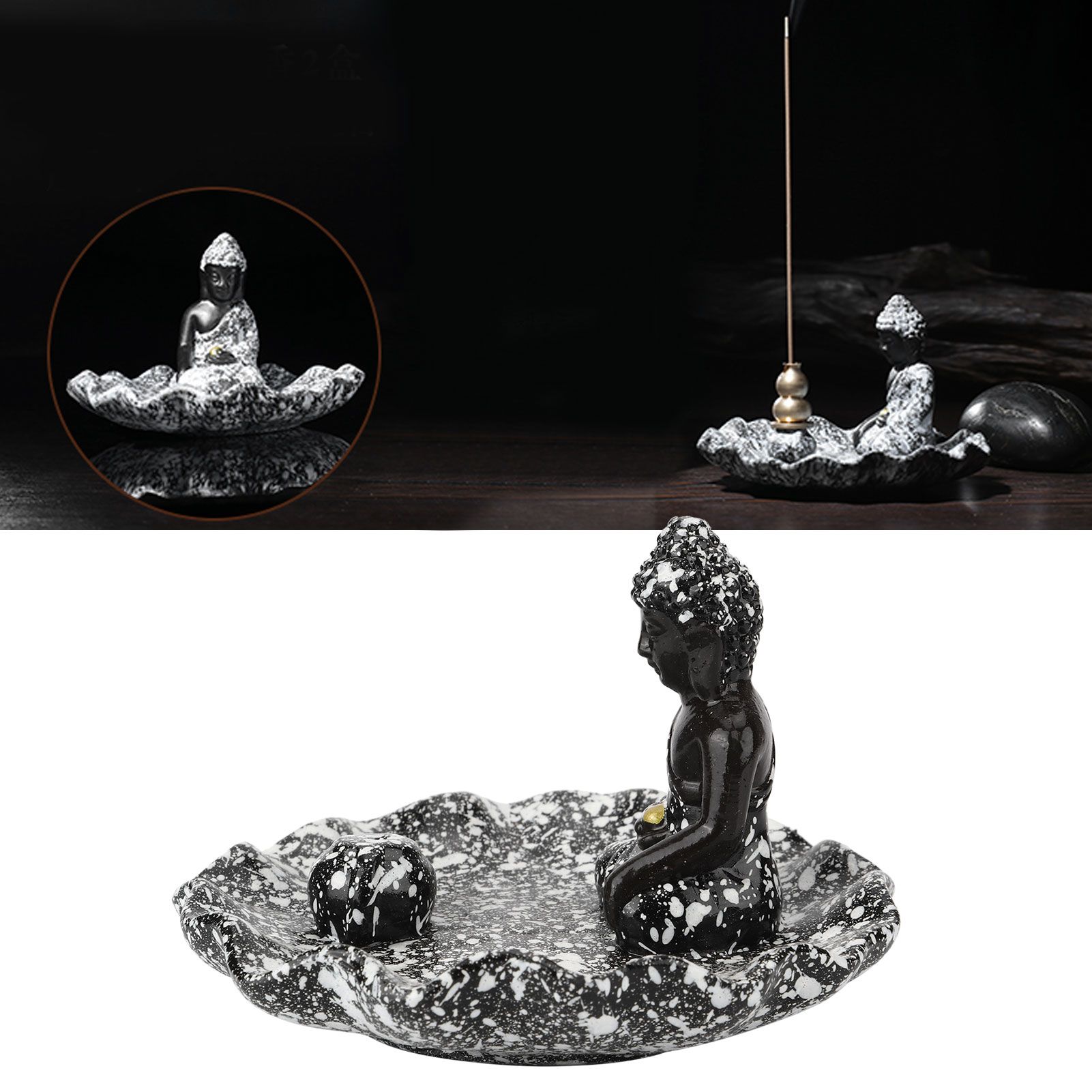Southeast Asia Resin Buddha Statue Figurine Ornament Art Crafts for Home view 9